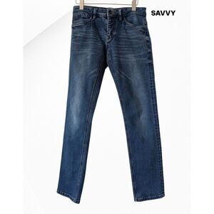 Savvy Denim 1967 Tube jeans 29x32 straight leg classic fit unisex